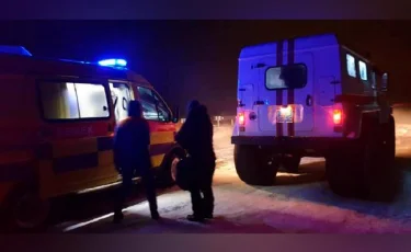 В Павлодарской области скорая с роженицей застряла на трассе