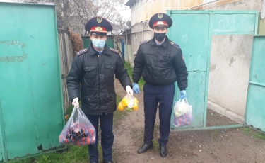 Полицейские Алматы активизировали благотворительную деятельность