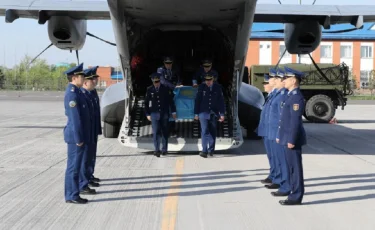 Останки воина, погибшего в годы Великой Отечественной войны, вернули в Казахстан