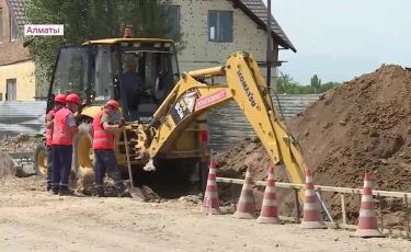 Б. Сағынтаев «Ұлжан-1» ықшам ауданында салынып жатқан кәріздік насос  станция құрылысымен танысты 