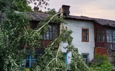 Аягөзде дүлей дауыл айналаны талқандады