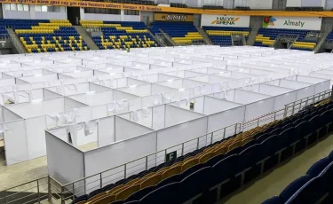 Halyk Arena спорт кешенінен науқастар үшін қосымша орын ашылады