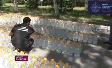 Пять тысяч литров контрабандного спирта пытался перевезти на своей машине житель Алматинской области 