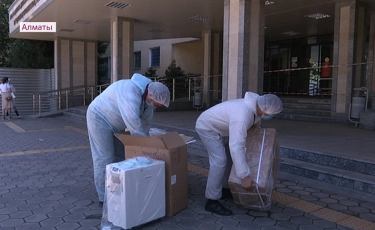 Алматинские предприниматели подарили три кислородных концентратора одной из больниц города