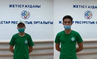 Отряд «Жасыл Ел»: в ряды бойцов трудоустроены 12 жителей Жетысуского района