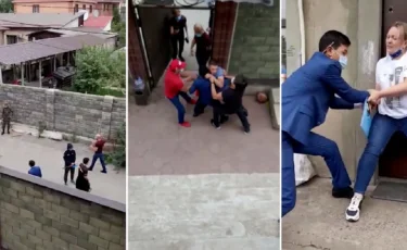 Попытку выселения семьи вооруженными мужчинами расследует полиция Алматы