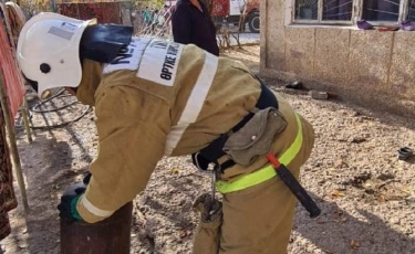 Житель Шымкента пытался взорвать газовый баллон в своем доме, где находились дети