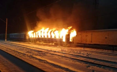 Нұр-Сұлтанда вагон өртенді  