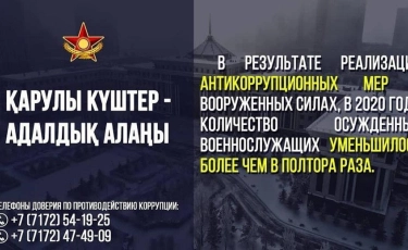 В Алматинском гарнизоне обсудили вопросы противодействия коррупции