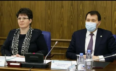 Открытие проектного офиса "Есеп комитеті – Адалдық алаңы": состоялась встреча Алика Шпекбаева и Натальи Годуновой