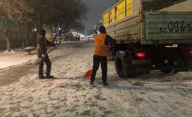 Алматы қаласы бойынша 15 наурыздағы қар тазалау жұмыстары жөніндегі ақпарат