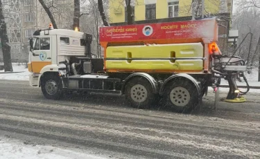 Алматы бойынша 2 сәуірдегі қар тазалау туралы ақпарат