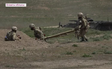 Огромная честь быть курсантом: военные учения состоялись в Алматинской области 