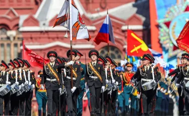 Парад Победы начался на Красной площади в Москве 