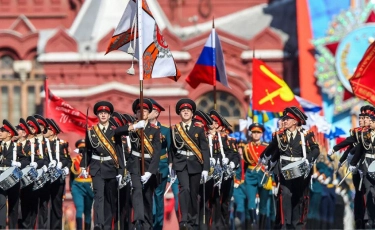 Парад Победы начался на Красной площади в Москве 
