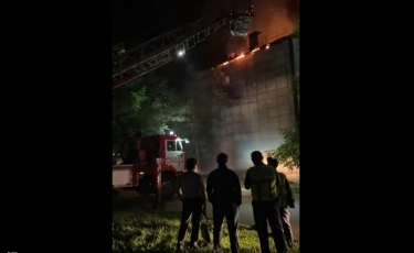 Түрксіб ауданында пәтерлердің бірінен шыққан өрт сөндіруге 70 шақты адам жұмылдырылды