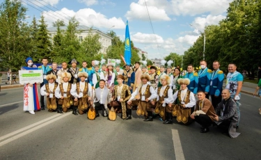 Казахстанская этно-рок группа Ulytau зажгла на главной сцене VI Всемирной фольклориады