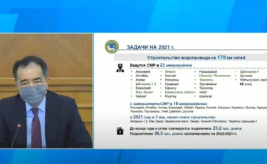 О развитии сетей водоснабжения рассказал Б. Сагинтаев