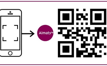QR-код появился в эфире телеканала "Алматы" 