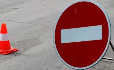 Автобусную полосу на участке пр. Абая перекроют на неделю