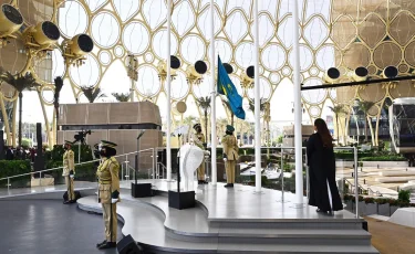 «EXPO 2020 Dubai» көрмесінде Қазақстанның туы көтерілді  