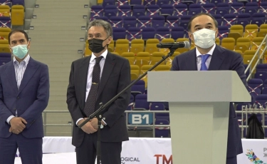 Ержан Бабакумаров открыл второй чемпионат по робототехнике Robocon 2021 в Алматы
