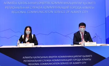 В Турксибском районе отремонтировали сквер «Сейфуллина», установили МАФы для детей и высадили деревья