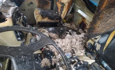 Атырау облысында су таситын көлік жанып кетті