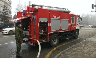 Алматыдағы тәртіпсіздік кезінде өрт сөндіру қызметінің 8 жұмысшысы зардап шекті