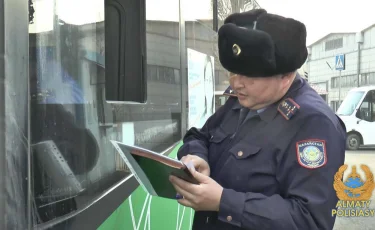 Алматыда жолаушылар тасымалымен айналысатын көліктер тексеріліп жатыр