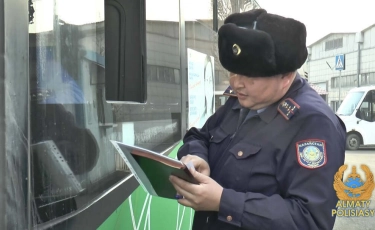 Алматыда жолаушылар тасымалымен айналысатын көліктер тексеріліп жатыр