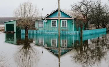 Павлодар облысында көпбалы отбасының үйін су басып қалды