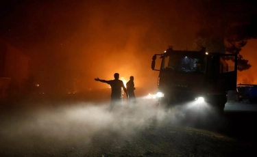 В Туркестанской области сгорела фура с бытовой техникой