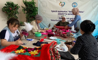 Алматыда көпбалалы аналарға арналған шеберлік сағаты өтті