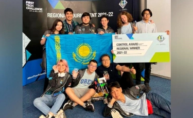 Қазақстан оқушылары Ұлыбританияда өткен робототехника олимпиадасында рекорд орнатты