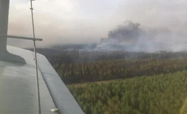 Десять человек пострадали при пожаре в Костанайской области