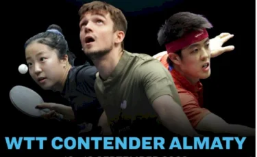 Қазақстанда үстел теннисінен "WTT Contender Almaty" халықаралық турнирі өтеді