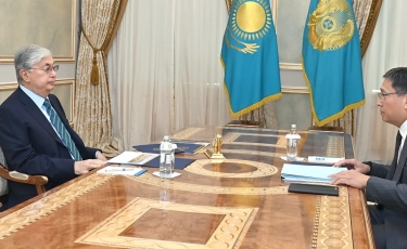 Президент Алматы қаласының әкімін қабылдады