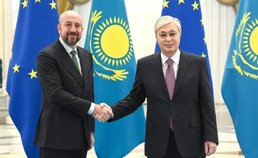 Мемлекет басшысы Еуропалық Кеңес Президентімен келіссөз жүргізді