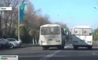 Таразда жол тәртібін бұзатын қоғамдық көлік саны артқан