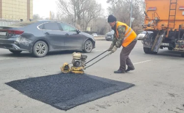 Алматыда жол жөндеу жұмыстары мерзімінен бұрын басталады