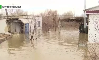 Ақтөбе облысында су тасқынынан зардап шеккендерге жаңа үй салынады