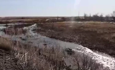 Талые воды размыли два моста и семь участков дорог в Актюбинской области