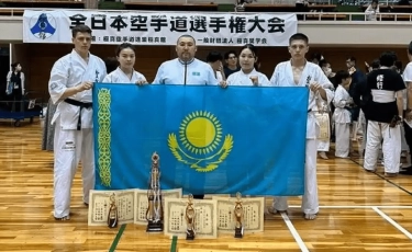 Казахстанские спортсмены выиграли чемпионат Японии по карате