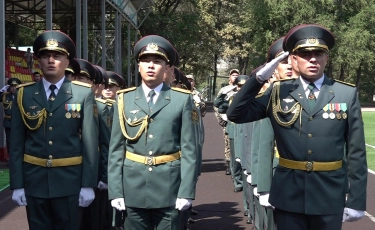 Қорғаныс министрлігінің спорт комитеті жас сарбаздардан әскери ант қабылдады