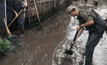 Талғарда сел қаупіне байланысты 100-ден аса адам эвакуацияланды