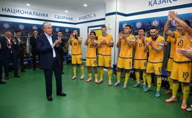 Тоқаев Қазақстан ұлттық құрамасын жеңісімен құттықтады