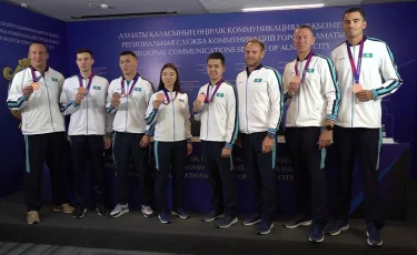 Азия ойындарының жеңімпаздары баспасөз жиынын өткізді