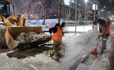 Снегопад в Алматы: в акимате города ответили на часто задаваемые вопросы по уборке снега 