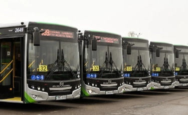 Алматыда автобустар саны көбейді
